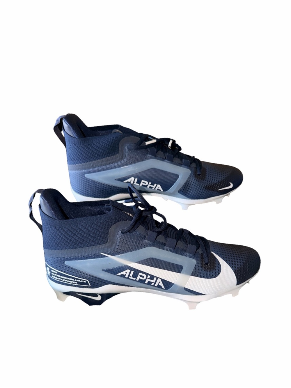 NEW Nike Alpha Menace Elite 4 Football Shoe - Agility X Power Mens Size 13 Blue